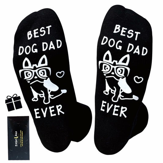ZXGXLAW Funny Cat Dog Socks for Men Women One Size Comfortable Cute