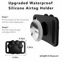 Airtag Dog Collar Holder Waterproof Case for Apple AirTag