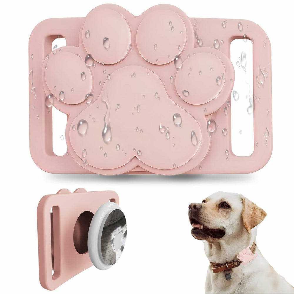 Airtag Dog Collar Holder Waterproof Case for Apple AirTag