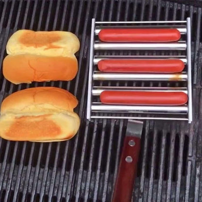 KUZEOLON Hot Dog Roller Machine 9999111 for Evenly Cooked Ho