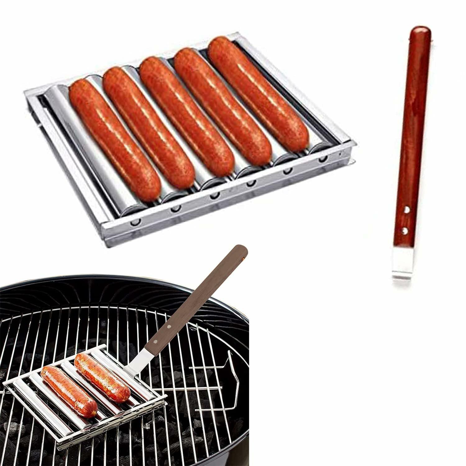 Purrfect Pet Kingdom KUZEOLON Hot Dog Roller Machine 9999111 for Evenly Cooked Ho (Default Title) - Premium Hot Dog Rollers & Bun Warmers