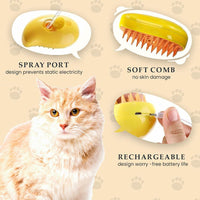 Renforcer 3-in-1 Silicone Cat Brush Groomer Massager
