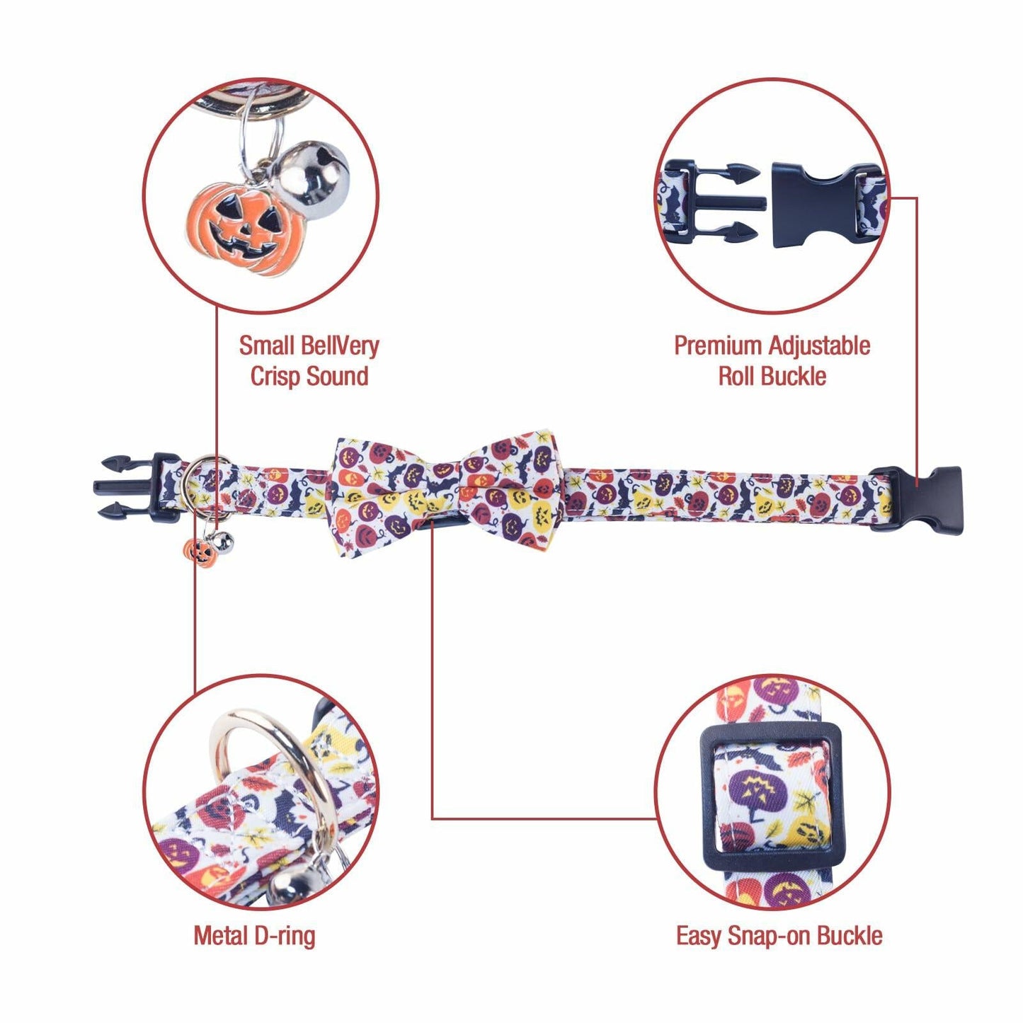 NISIYE Dog Bowtie Collar Soft Adjustable Blue with Metal Buckle for Pets