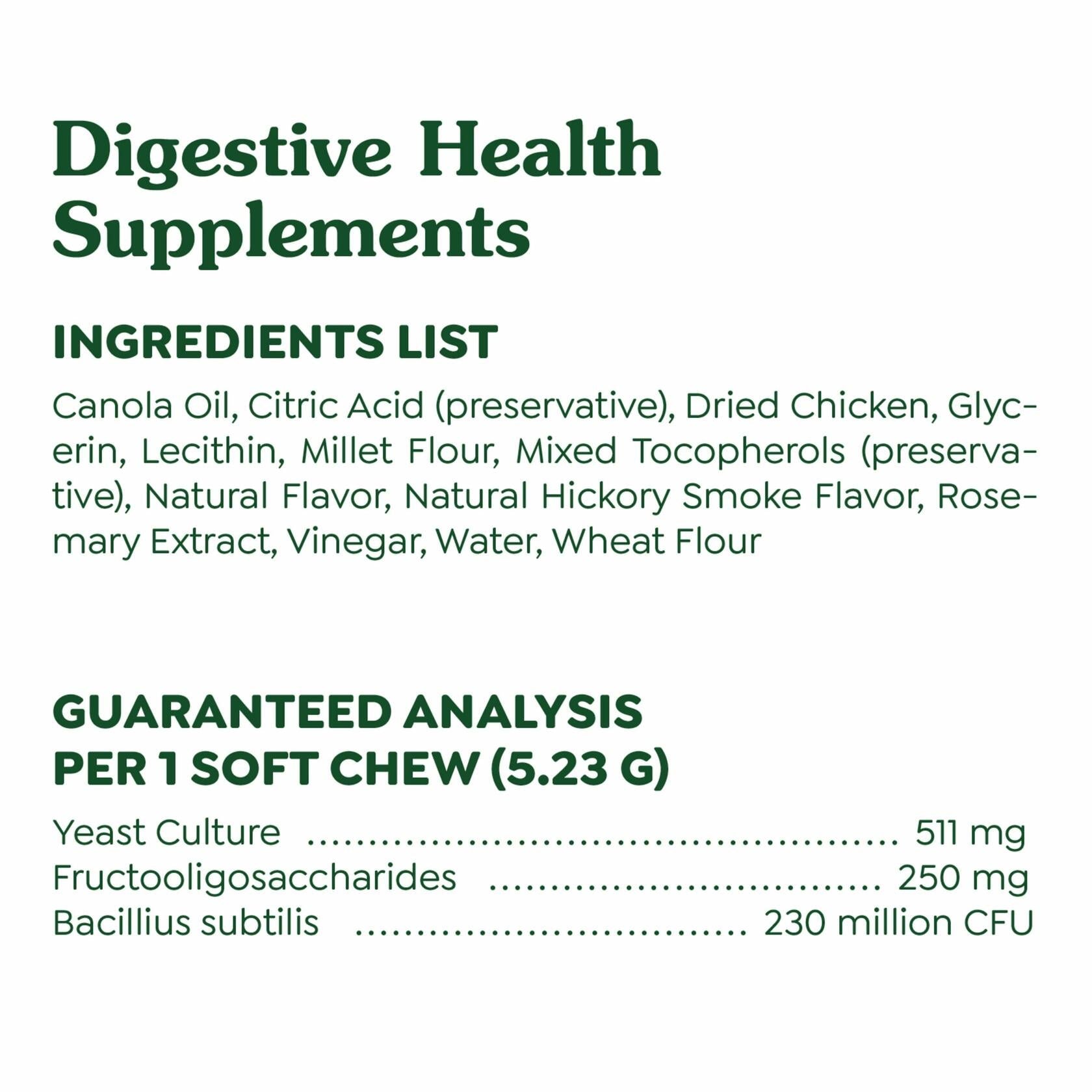 BestBy01/25 Greenies Digestive Health Probiotics DogTreats Chicken 7.8oz 40ct - Dog Chews & Treats - Deal US
