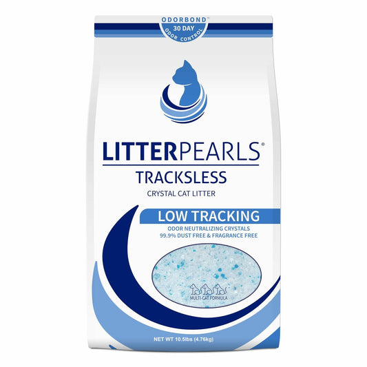 Litter Pearls Tracksless Unscented Non - Clumping Crystal Cat Litter 10.5 lb - Cat Litter - Deal US