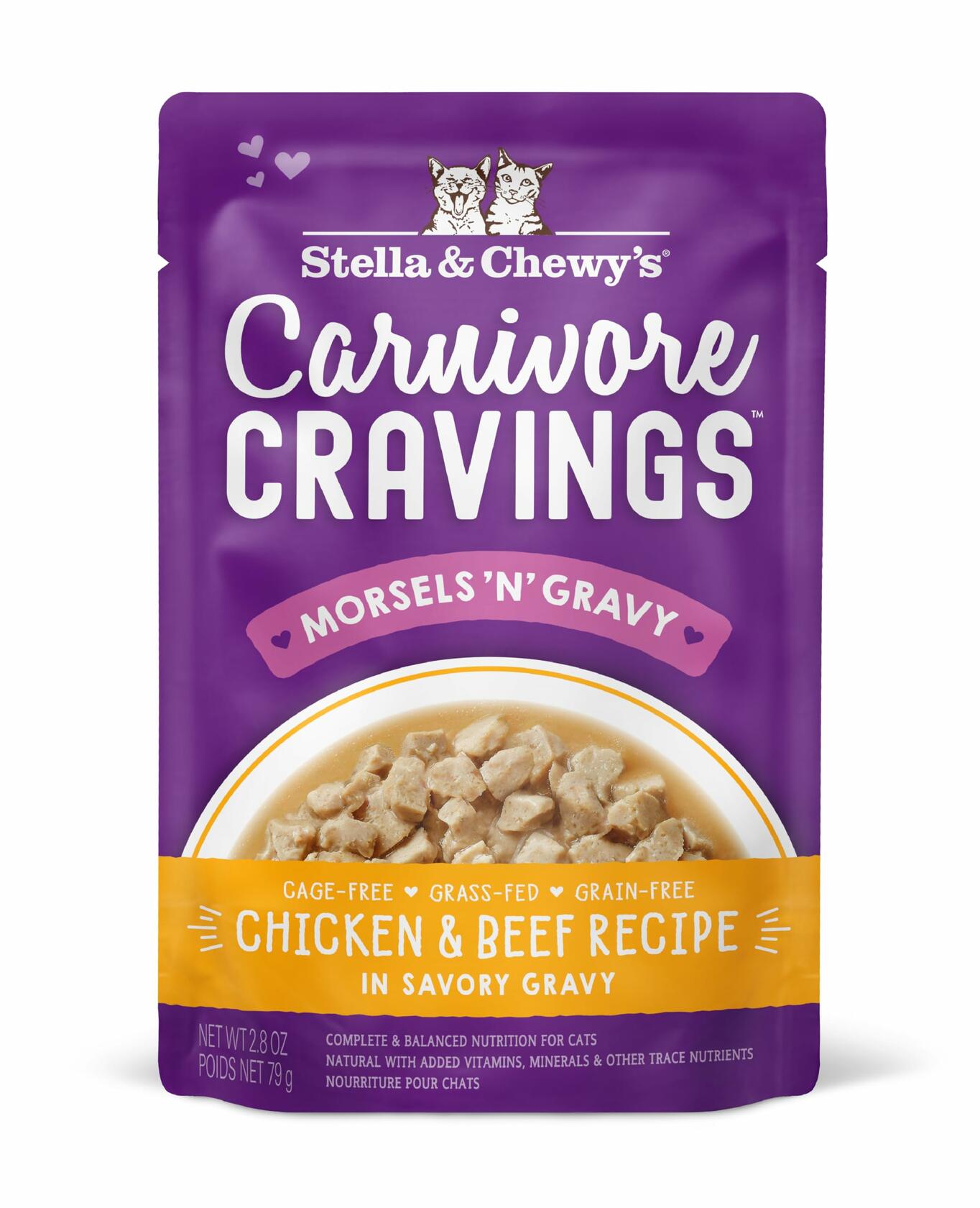 BestBy04/25 Stella & Chewy’s Carnivore Cravings Chicken & Beef 12x2.8oz Wet Cat - Stella & Chewy Cat Food - Deal US