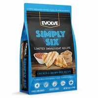 Evolve Simply Six Chicken Brown Rice Dog Food 4 lb Bag