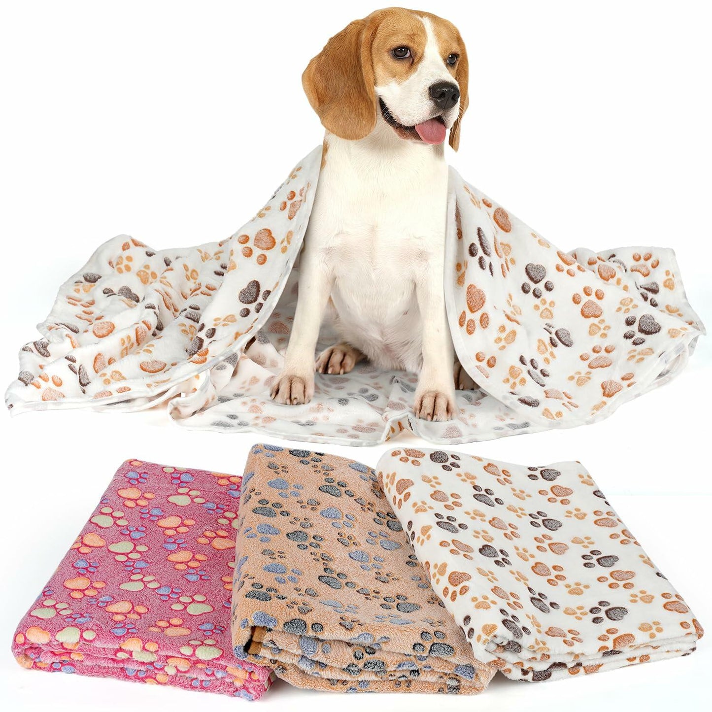 PJYuCien Dog Blanket Fleece Throw Washable 30x20in Small Medium 1 Pack - Purrfect Pet Kingdom