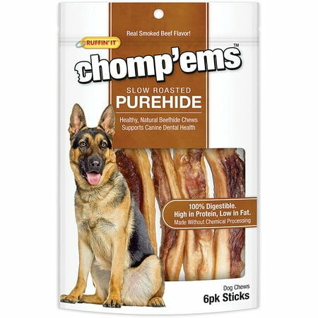 CHOMP  EMS Ruffin  It 21002 Purehide Dog Chew 4oz