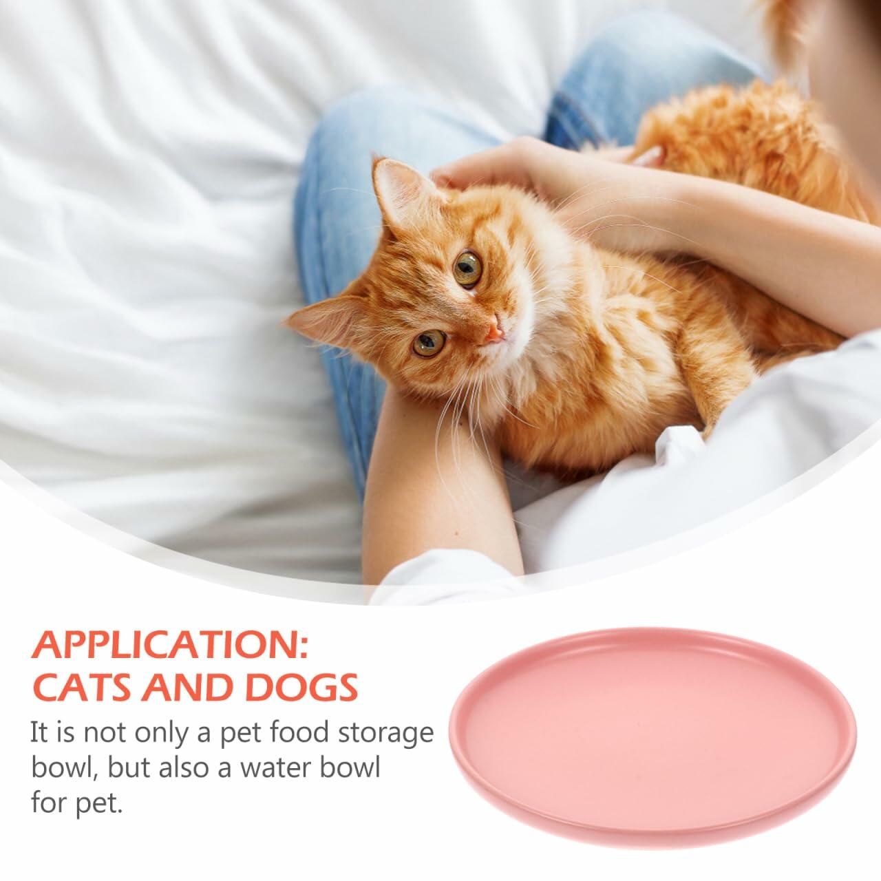 Balacoo Ceramic Cat Food Bowl Shallow Whisker Friendly Indoor Dish - Dishes, Feeders & Fountains - Deal US