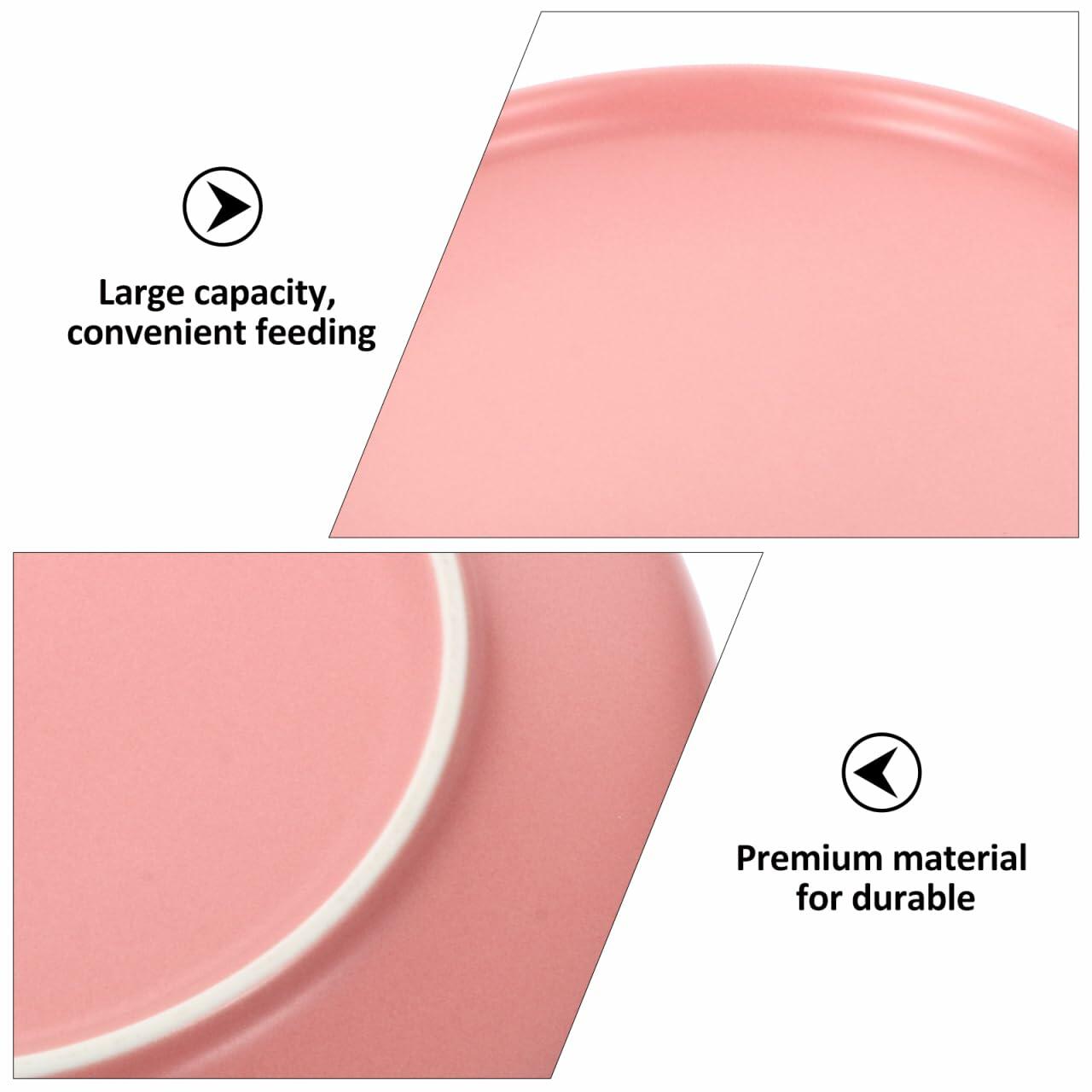 Balacoo Ceramic Cat Food Bowl Shallow Whisker Friendly Indoor Dish - Dishes, Feeders & Fountains - Deal US