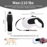 Retractable Dog Leash Heavy Duty 16ft Reflective Nylon Tape
