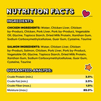 BestBy12/26 Temptations Creamy Puree Cat Treats Chicken & Salmon 16 Pouches