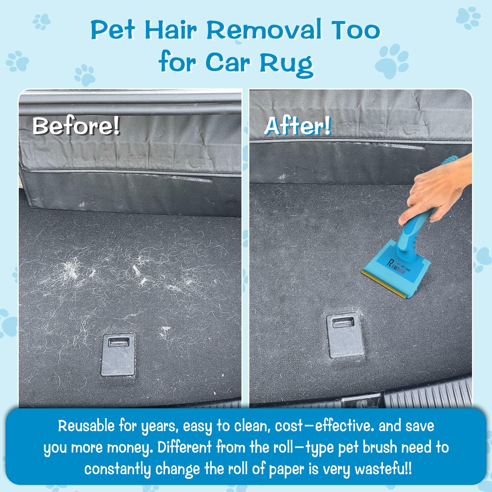 LVHATN 6IN1 Pet Hair Remover Tool for Car Rug Couch Furniture 8.27in - Lint/Hair Remover - Deal US