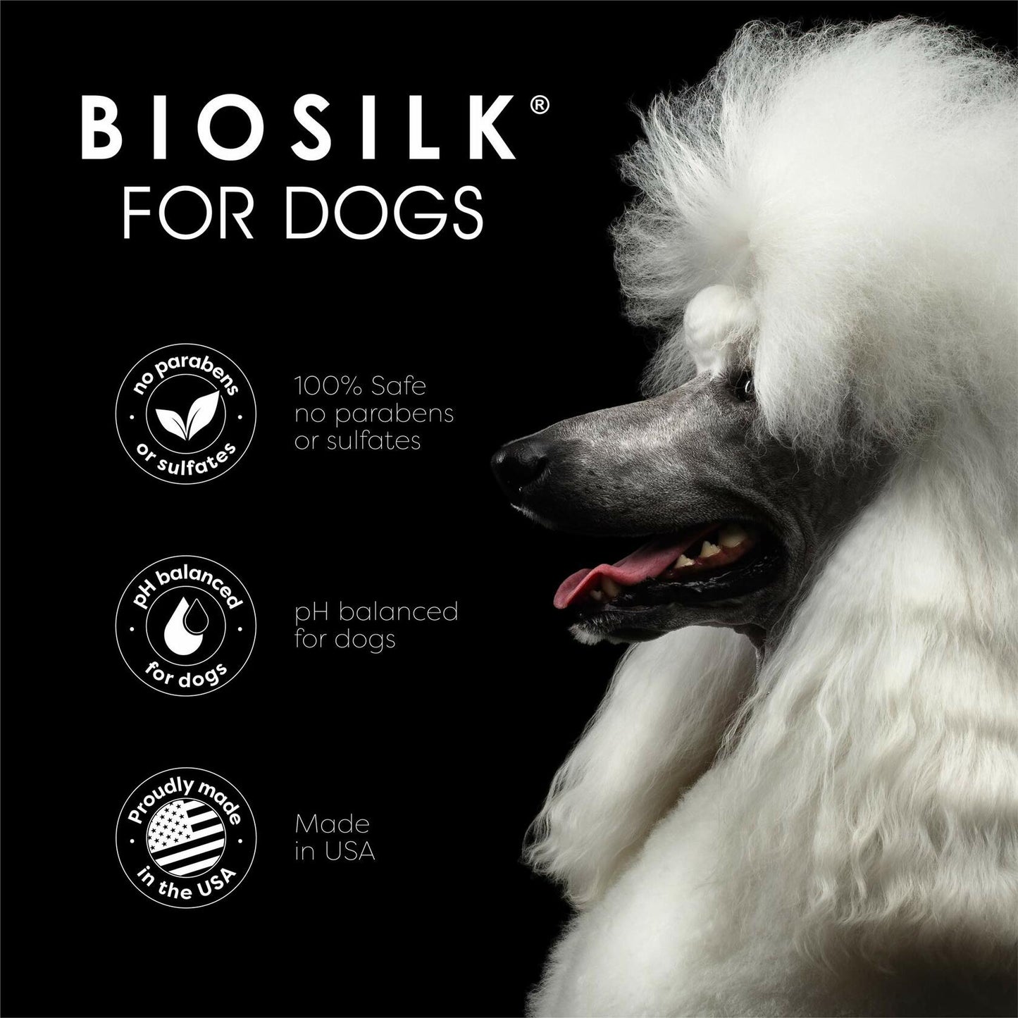 BioSilk Silk Therapy Dog Shampoo Organic Coconut Oil Beige 12 fl oz