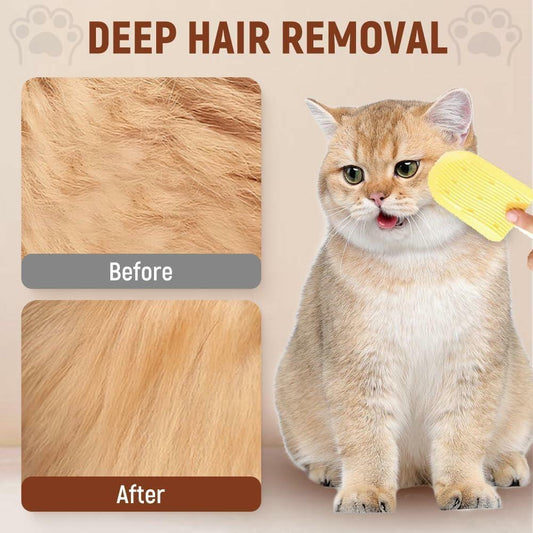 Cat Tongue Comb 2PCS Cat Grooming Brush Long Haired Cats Ice Cream Design