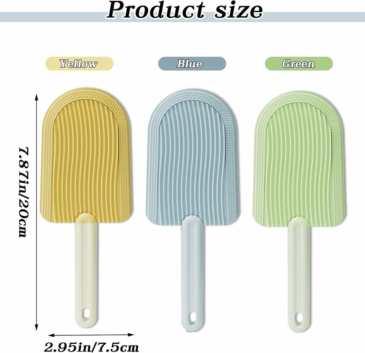 Cat Tongue Comb 2PCS Cat Grooming Brush Long Haired Cats Ice Cream Design