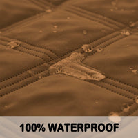 fuguitex Waterproof Reversible Dog Blanket Small 30x53 Brown Size 30x53