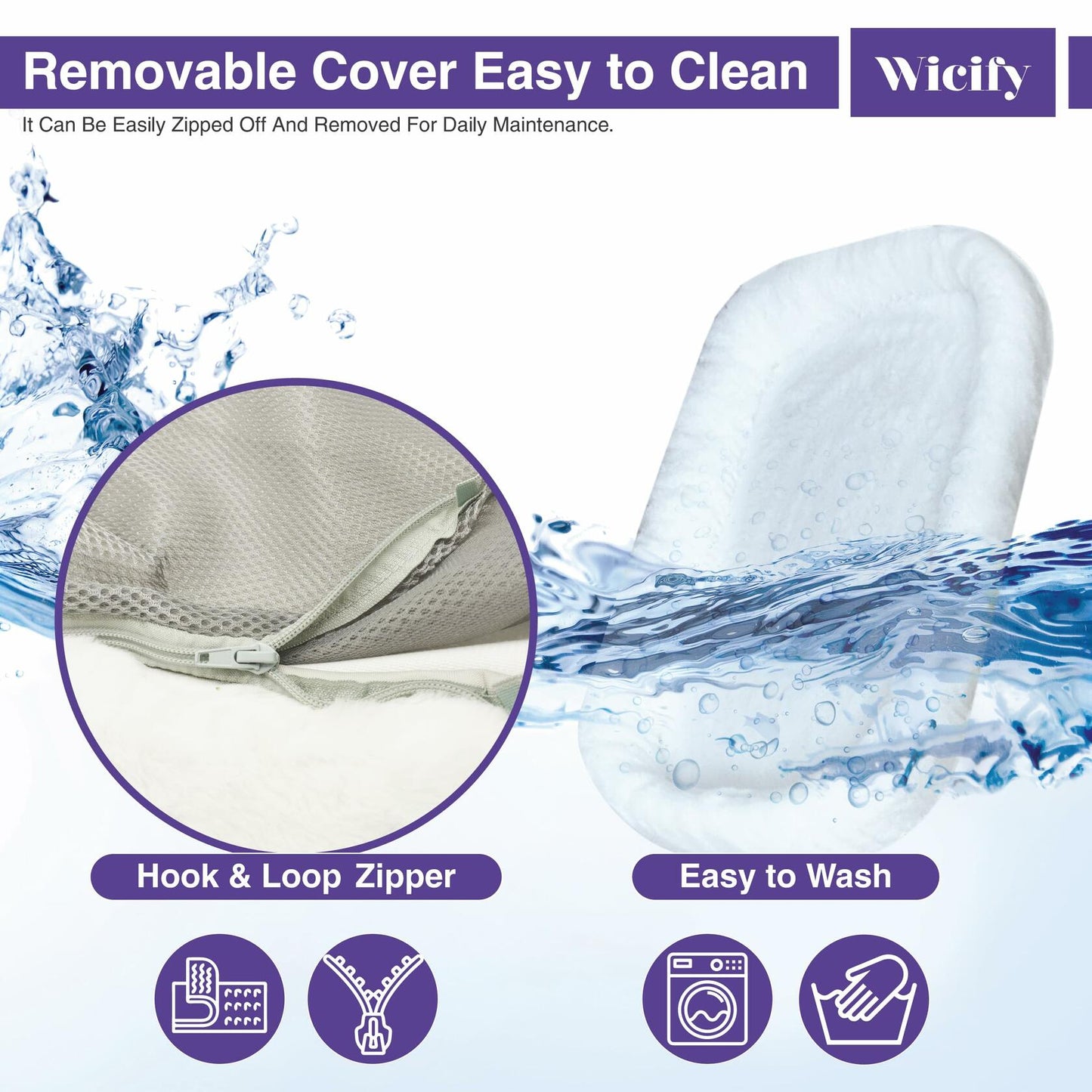 Wicify Foldable Cat Window Perch Cordless Hammock 4 Suction Cups Metal Frame