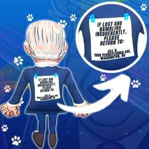 Pesky Patriot Sleepy Joe Biden Dog Toy Let’s Go Brandon 12" Durable Polyester - Dog Toys Plush - Deal US