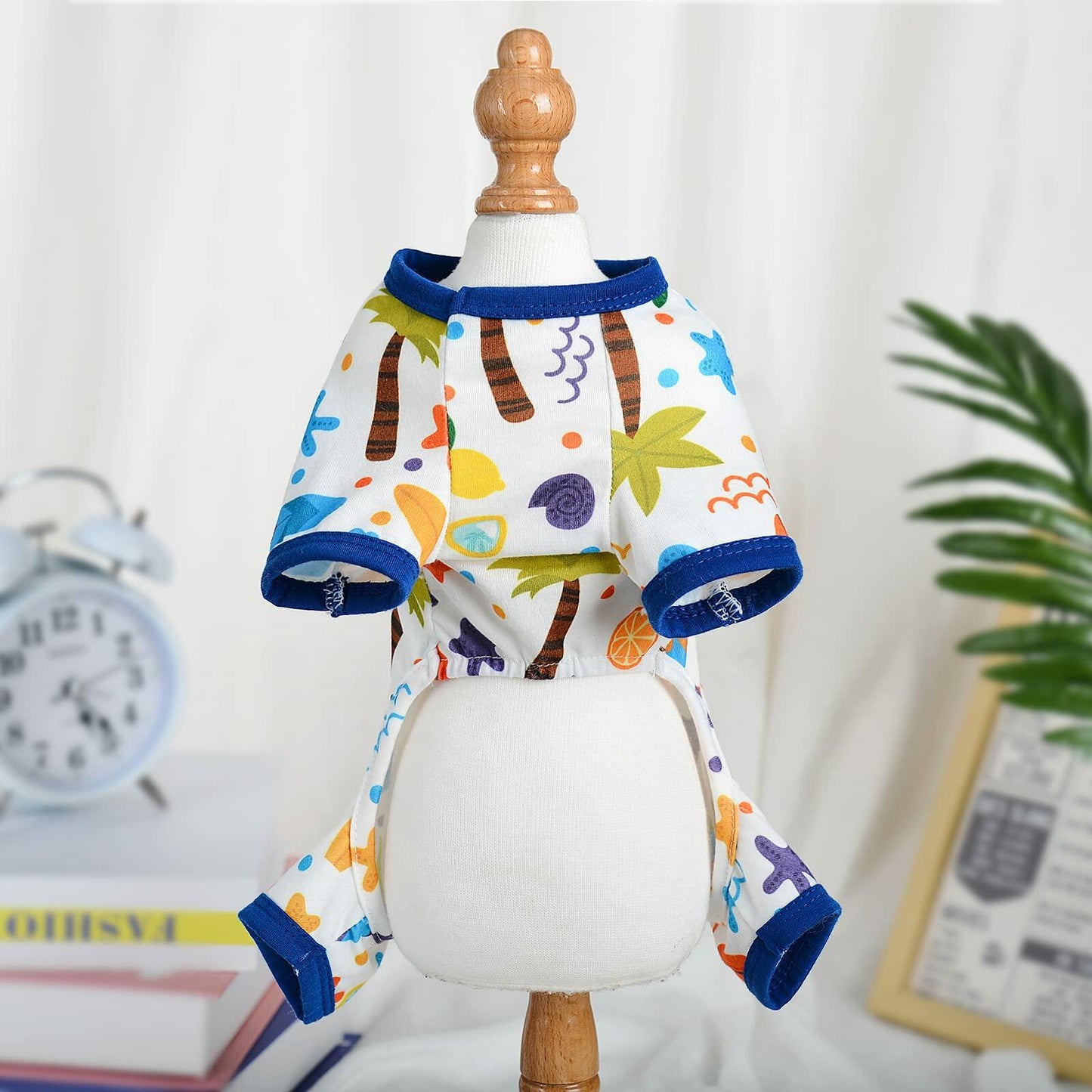 Dog Pajamas Small Chihuahua Yorkie Teacup Puppy Pjs Soft Pet Clothes Size 2XL