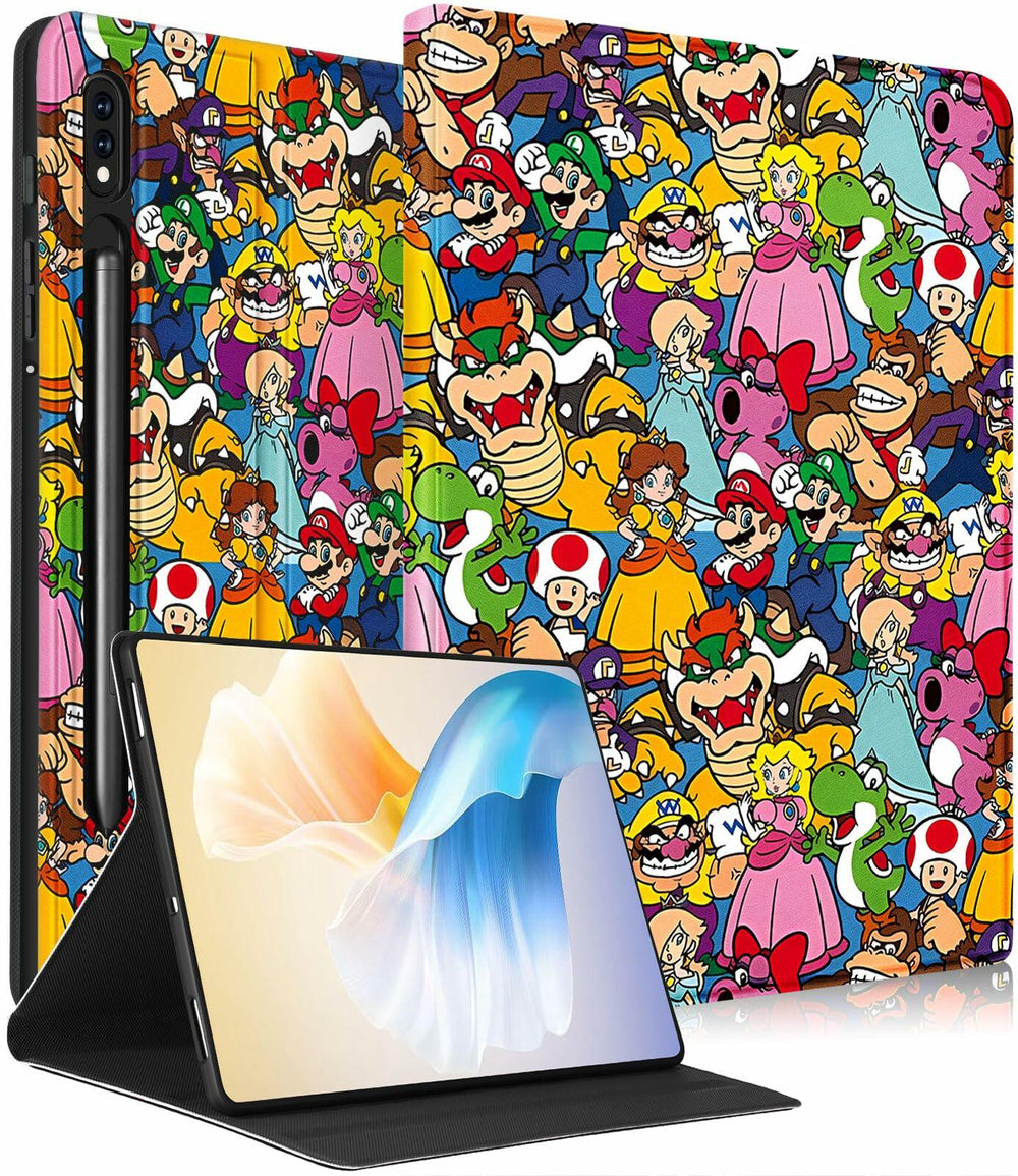 Petonist Galaxy Tab S6 Case 10.5" Cartoon Princess Design for SM-T860/T865