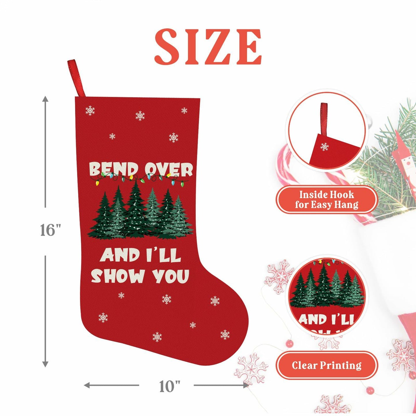 Christmas Vacation Stockings 2 Pack 16 Inch Griswold Family White