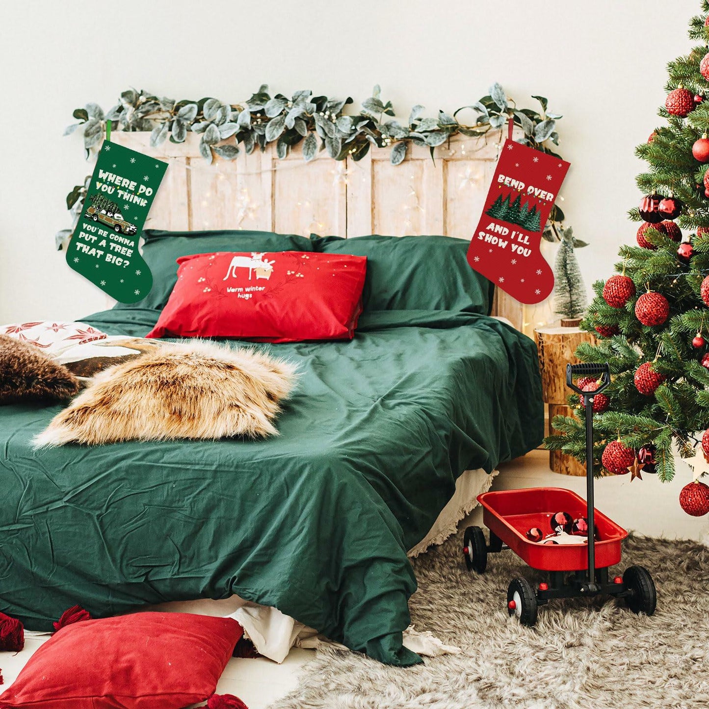 Christmas Vacation Stockings 2 Pack 16 Inch Griswold Family White