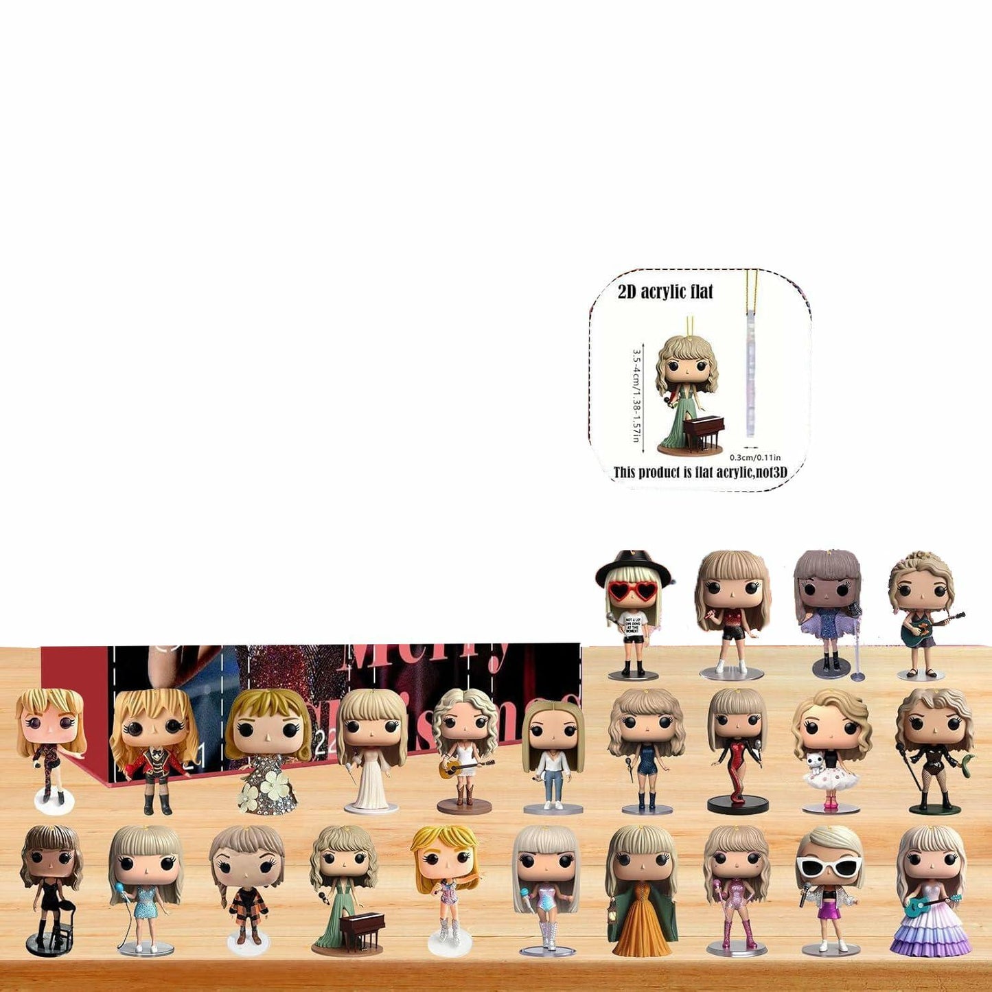 Christmas Vacation 24 Day Advent Calendar Ornaments for Music Lovers