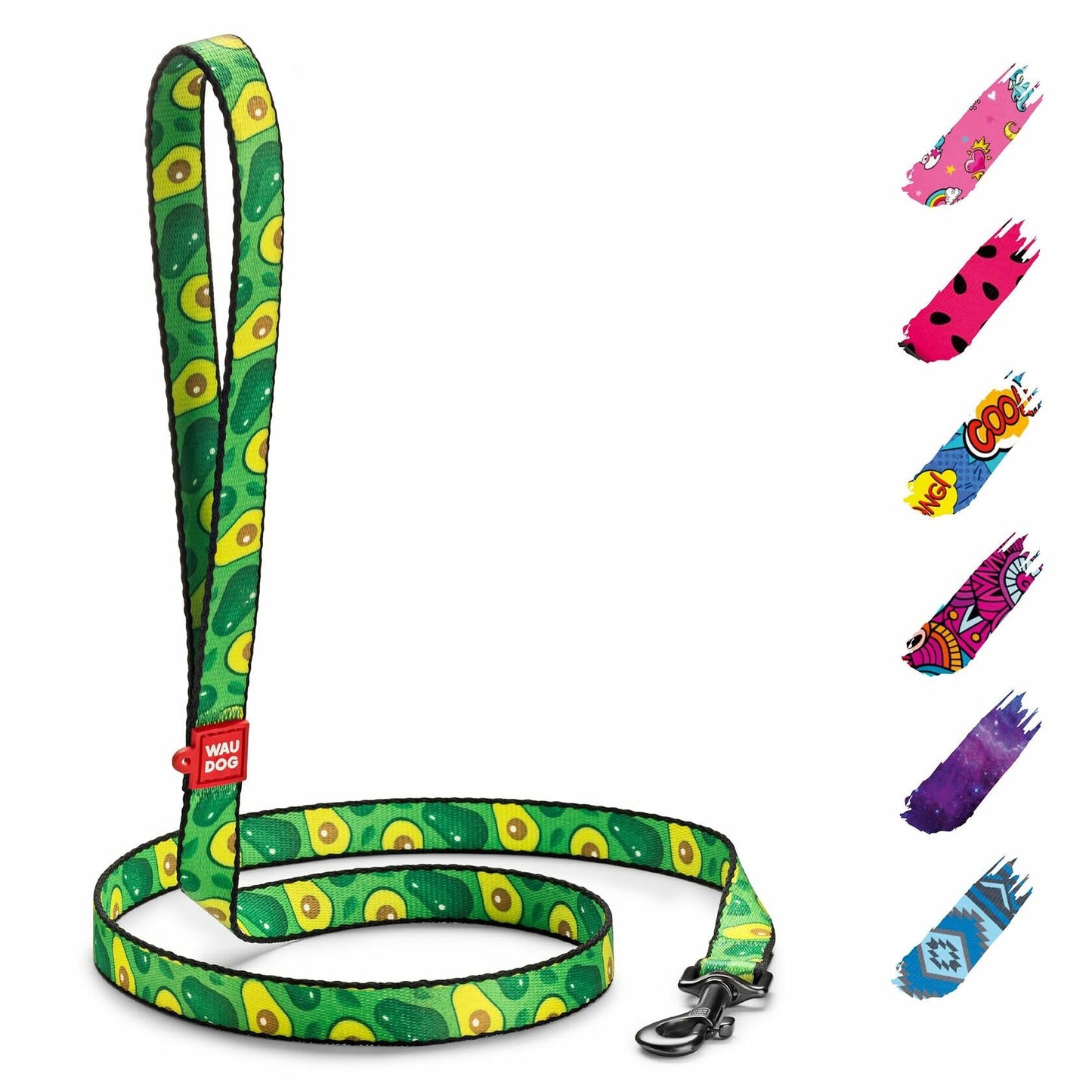 WAUDOG Nylon Dog Leash Heavy Duty 4 Ft for Small Medium Large Dogs