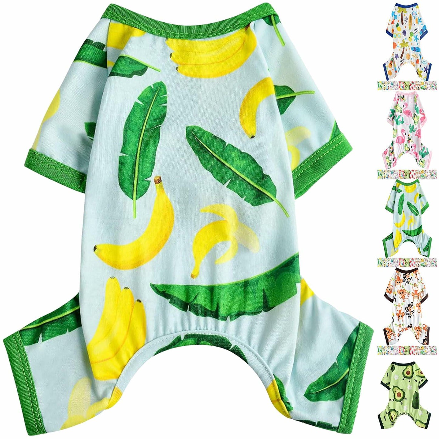 Dog Pajamas Small Chihuahua Yorkie Teacup Puppy Pjs Soft Clothes Size 2XL