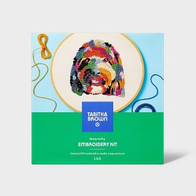 Tabitha Brown Embroidery Kit Blacky The Dog Craft Sewing