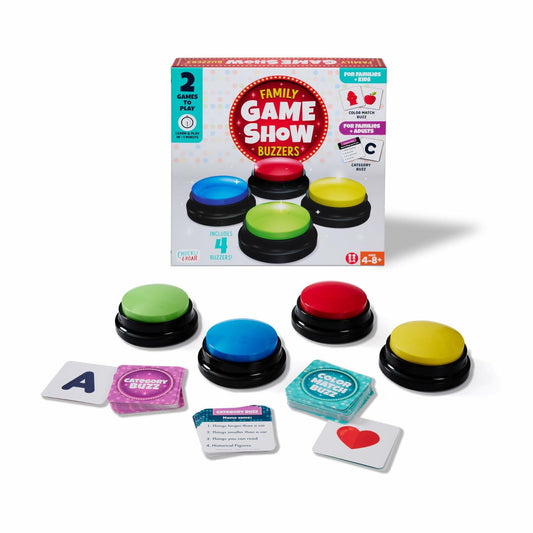 Chuckle & Roar Family Game Night Buzzers Educational Activity Toy Ages 4-8