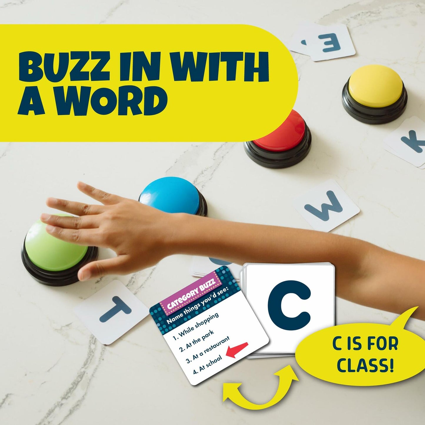 Chuckle & Roar Family Game Night Buzzers Educational Activity Toy Ages 4-8