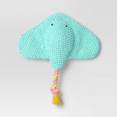 Sun Squad Stingray Dog Rope Plush Toy 11.75" Polyester