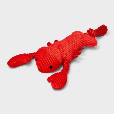 Sun Squad Americana Lobster Dog Plush Toy 10.92" Red