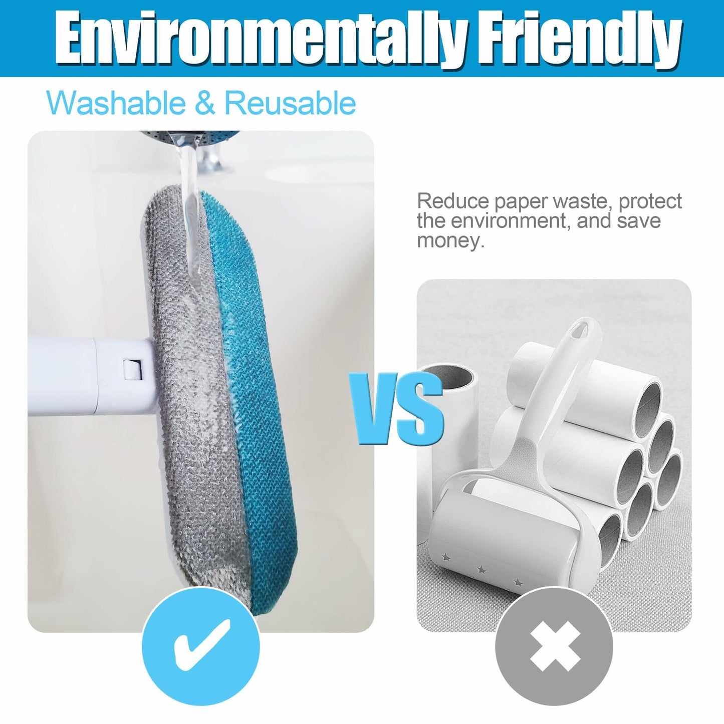 SWJDQS Pet Hair Removal Tool 2 Pieces 4 in 1 Multifunctional Broom Brush