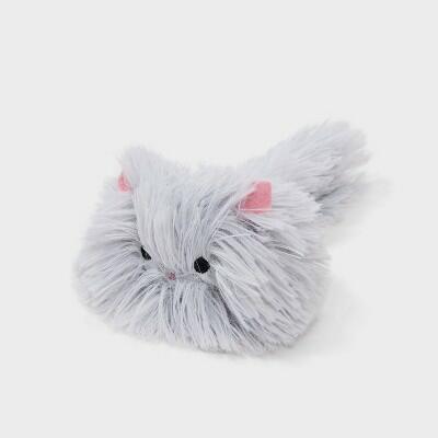 Boots & Barkley Chinchilla Plush Cat Toy Soft Small Pet
