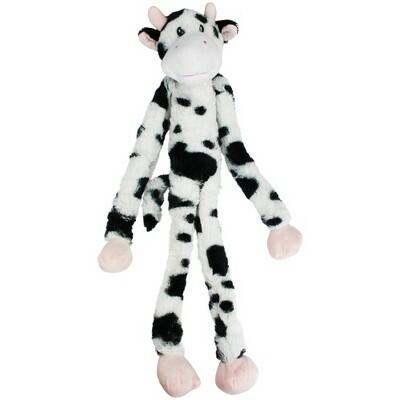 Plush Dog Toy Multipet® Swingin' Slevin Cow 29 Inch Squeaky