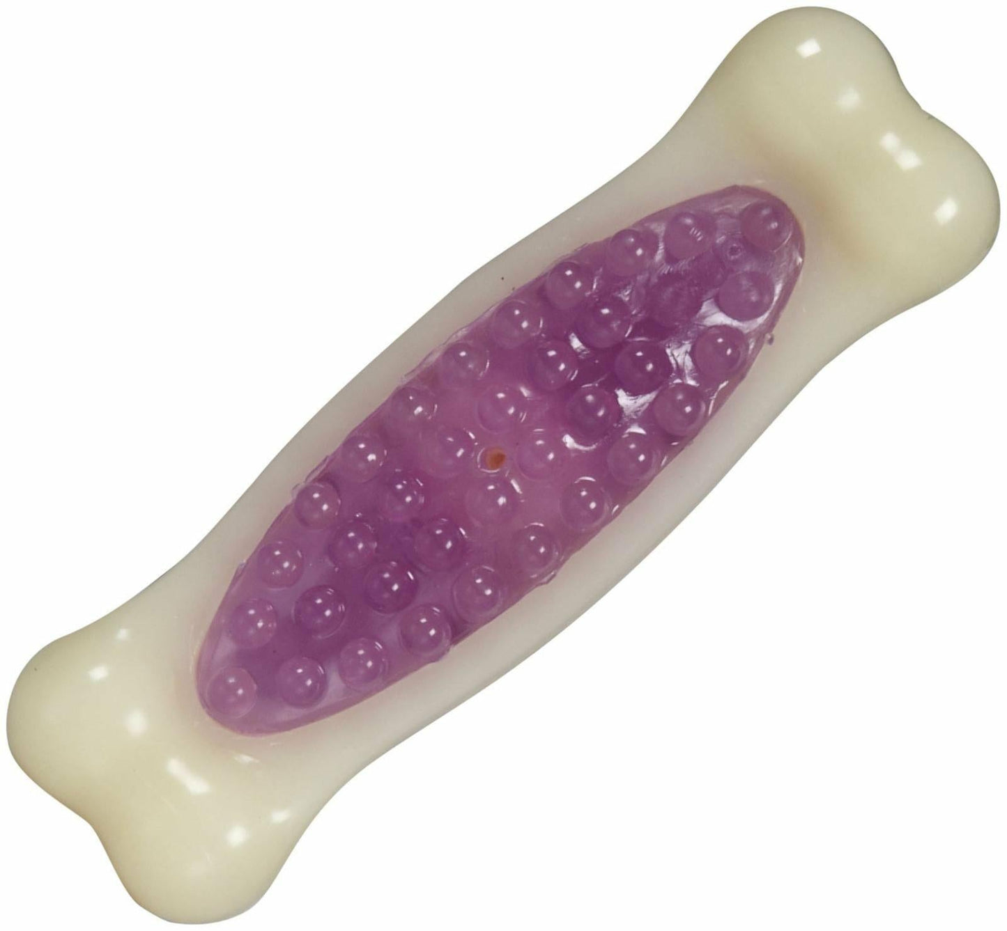 Hartz Chew n Clean Tuff Bone Bacon Scented Dental Dog Chew Toy