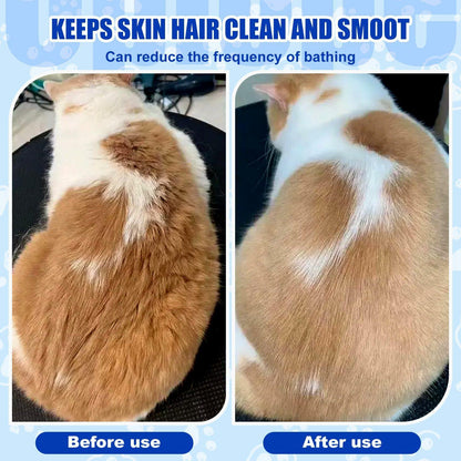 4-in-1 Steam Cat Brush for Gentle Grooming and De-Shedding