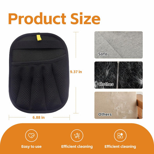 Pet Hair Remover Gloves 2 Piece Professional Grooming