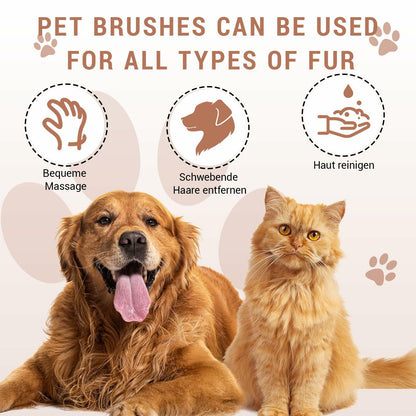 Deal US 2-in-1 Stainless Steel Dematting Brush for Pets