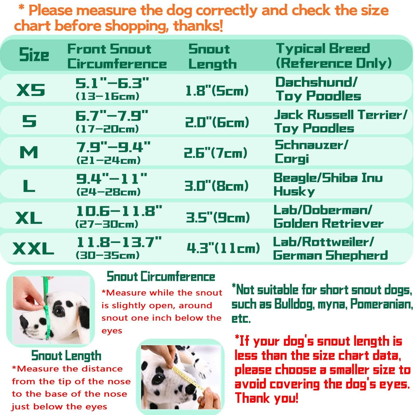 Mkerycww Dog Muzzle Air Mesh Breathable Soft Basket Adjustable