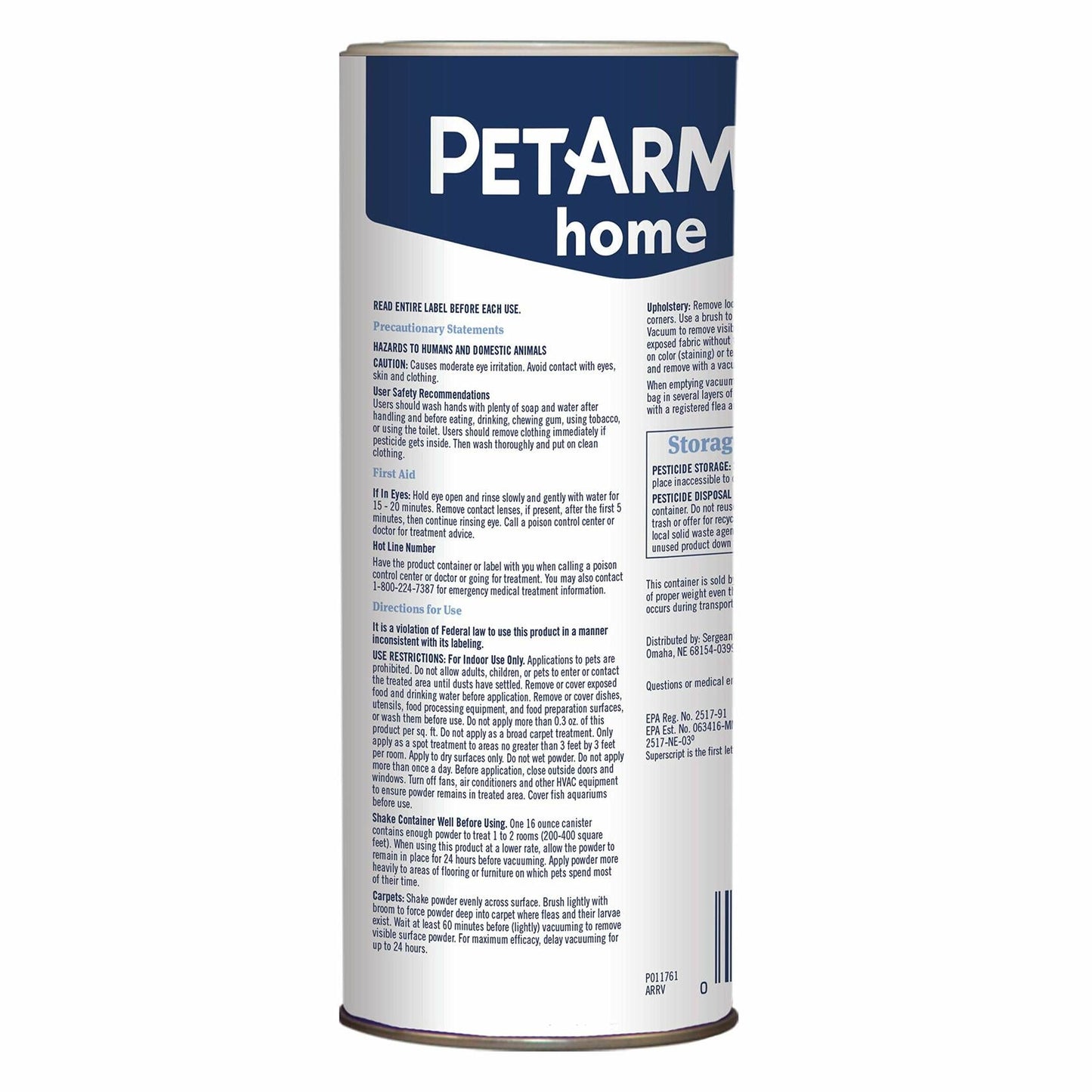 PETARMOR Home Carpet Powder Fleas Ticks Protection Deodorizer 16