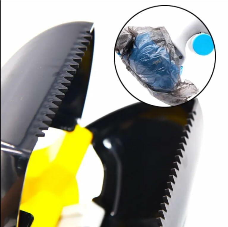 Dog Pooper Scooper Large Yellow/Black with Bag Holder and 5