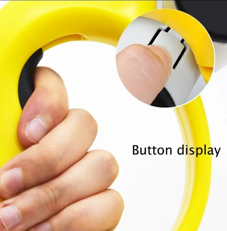 Dog Pooper Scooper Large Yellow/Black with Bag Holder and 5