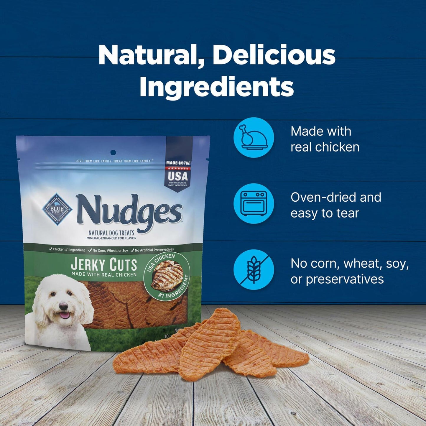 Nudges Jerky Cuts Dog Treats