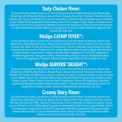 Premium Crunchy and Soft Cat Treats Variety Pack 6.3oz Bund