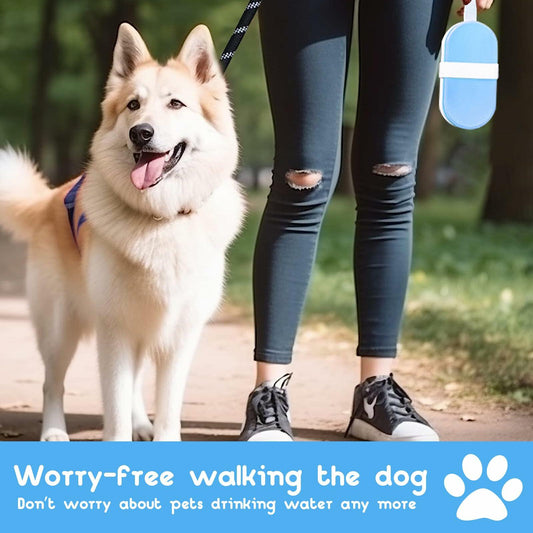 Maatouna Dog Water Bottle Foldable Leak-Proof Portable Outdoor